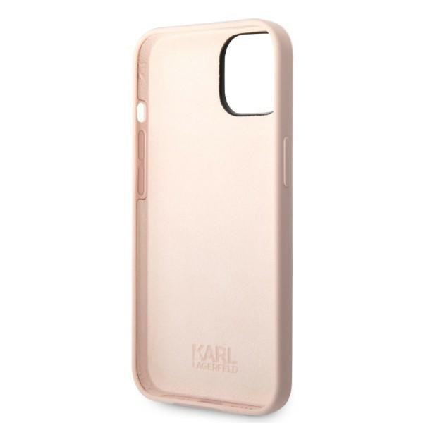 Deksel for Apple iPhone 14 Plus, Karl Lagerfeld, Silicone Choupette, Rosa