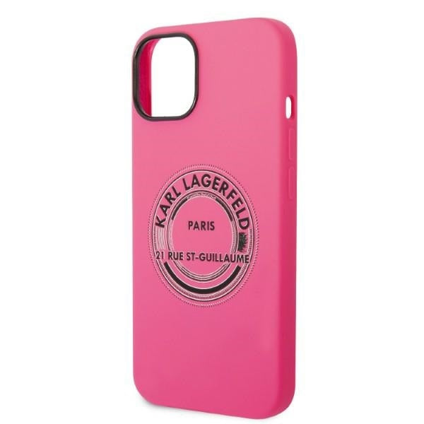 Deksel for Apple iPhone 14 Plus, Karl Lagerfeld, Silicone RSG, Rosa