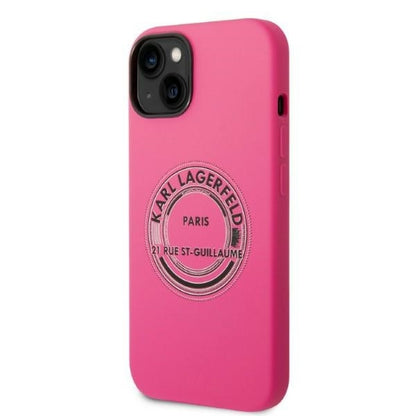 Deksel for Apple iPhone 14 Plus, Karl Lagerfeld, Silicone RSG, Rosa