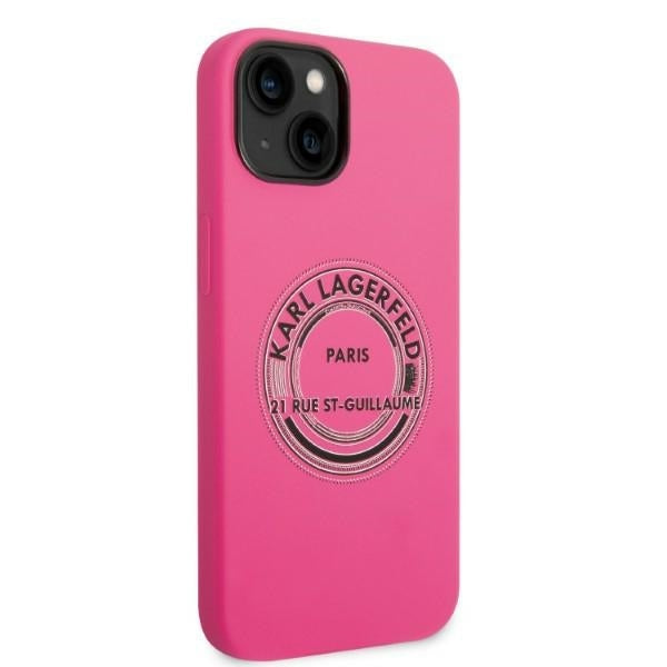 Deksel for Apple iPhone 14 Plus, Karl Lagerfeld, Silicone RSG, Rosa