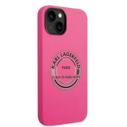 Deksel for Apple iPhone 14 Plus, Karl Lagerfeld, Silicone RSG, Rosa