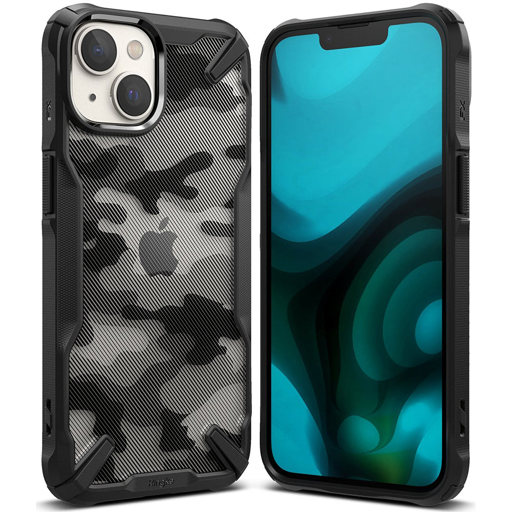 Deksel for Apple iPhone 14 Plus, Ringke, Fusion X Design, Kamuflasje