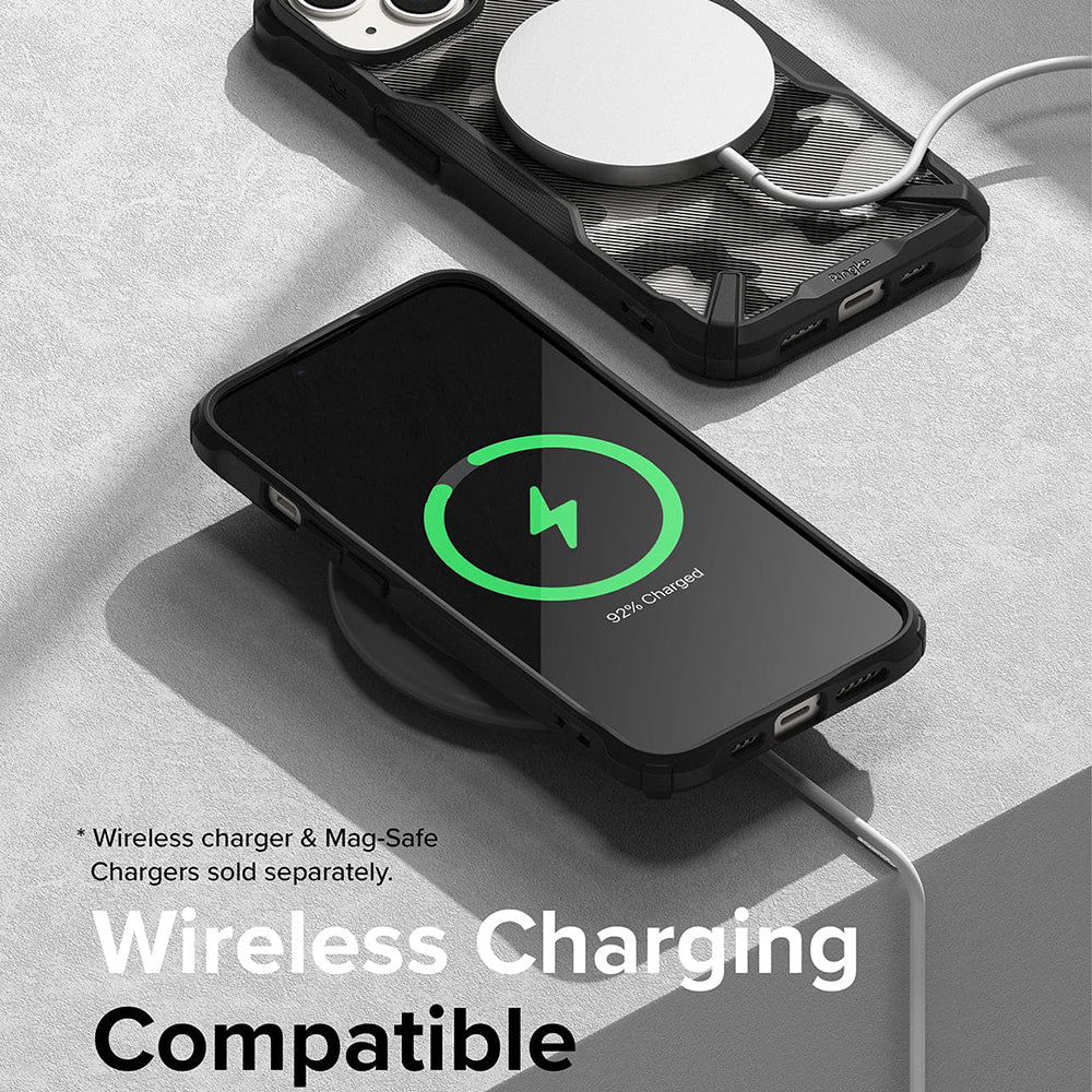 Deksel for Apple iPhone 14 Plus, Ringke, Fusion X Design, Kamuflasje