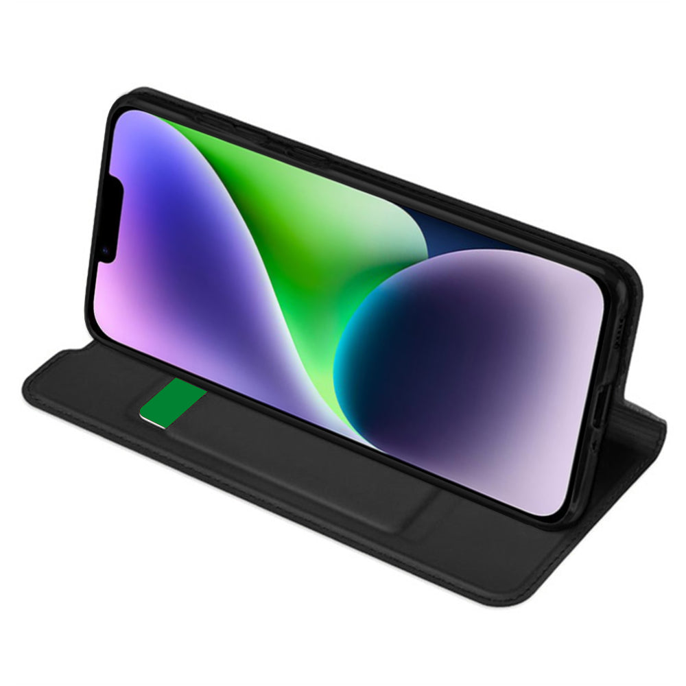 Deksel til Apple iPhone 14 Plus, Techsuit, Magskin Book, Svart