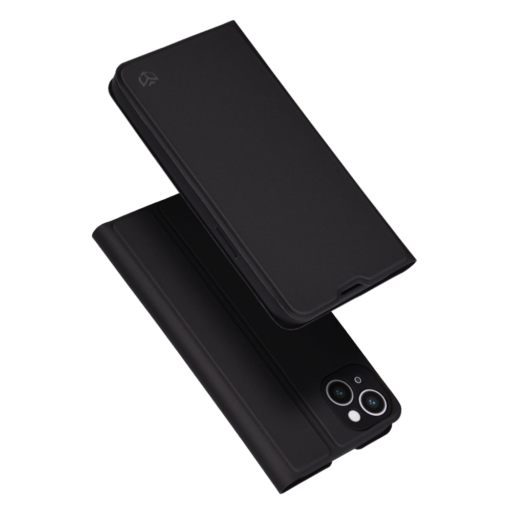 Deksel til Apple iPhone 14 Plus, Techsuit, Magskin Book, Svart