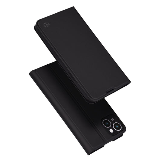 Deksel til Apple iPhone 14 Plus, Techsuit, Magskin Book, Svart