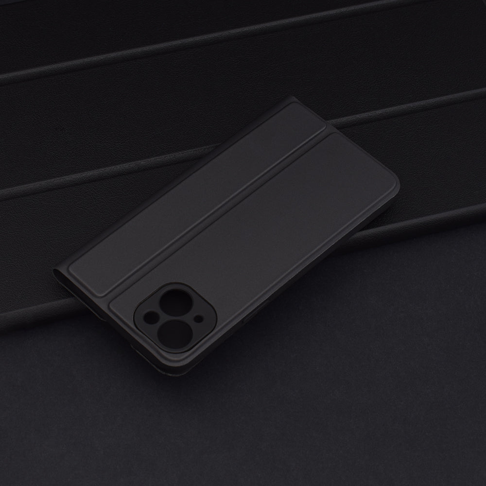 Deksel til Apple iPhone 14 Plus, Techsuit, Magskin Book, Svart