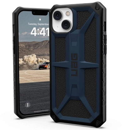 Deksel for Apple iPhone 14 Plus, Urban Armor Gear, Monarch Kevlar, Marineblå