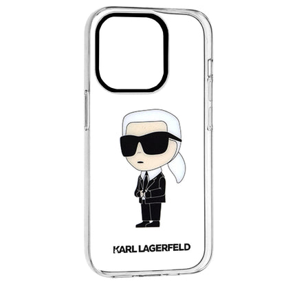 Deksel for Apple iPhone 14 Pro, Karl Lagerfeld, IML Ikonik NFT, Gjennomsiktig