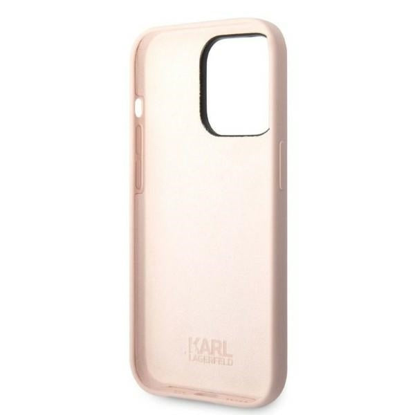 Deksel for Apple iPhone 14 Pro, Karl Lagerfeld, Silicone Ikonik NFT, Rosa