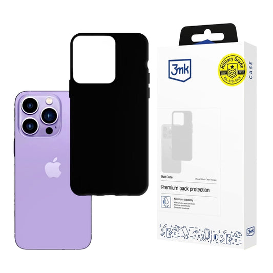 Deksel for Apple iPhone 14 Pro Max, 3MK, Matt Svart