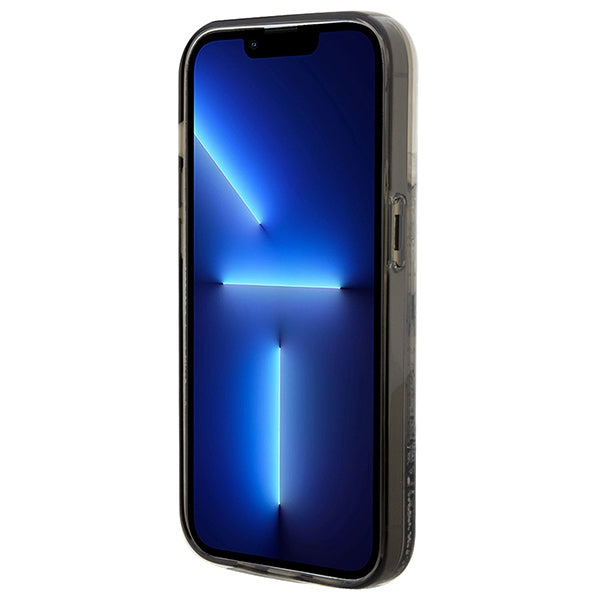 Deksel for Apple iPhone 14 Pro Max, Karl Lagerfeld, Liquid Glitter Choupette, Gjennomsiktig