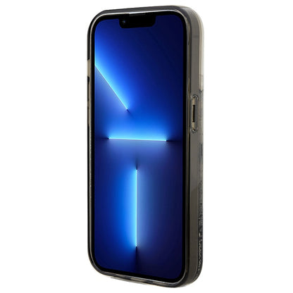 Deksel for Apple iPhone 14 Pro Max, Karl Lagerfeld, Liquid Glitter Choupette, Gjennomsiktig