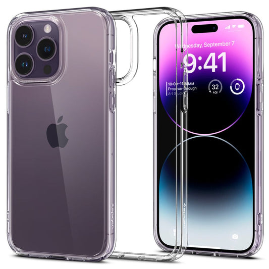 Deksel for Apple iPhone 14 Pro Max, Spigen, Ultra Hybrid, Transparent ACS04816