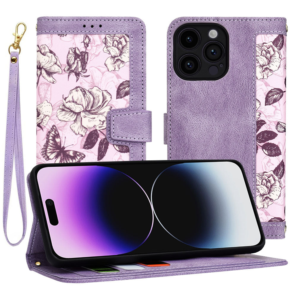 Deksel til Apple iPhone 14 Pro Max, Techsuit, FlipCraft, Lilla