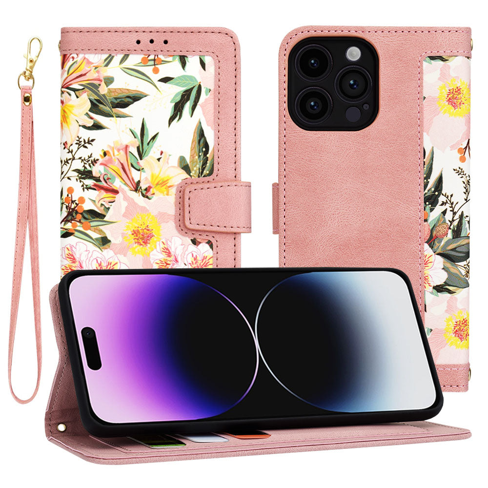 Deksel for Apple iPhone 14 Pro Max, Techsuit, FlipCraft, Rosa