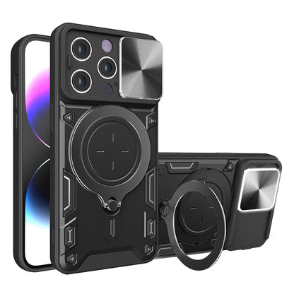 Deksel for Apple iPhone 14 Pro, Techsuit, CamGuard Pro, Svart