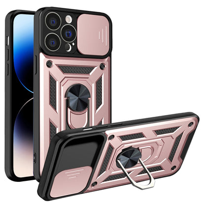 Deksel for Apple iPhone 14 Pro, Techsuit, CamShield, Rosa