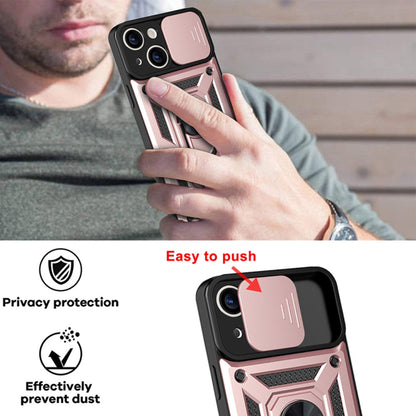 Deksel for Apple iPhone 14 Pro, Techsuit, CamShield, Rosa