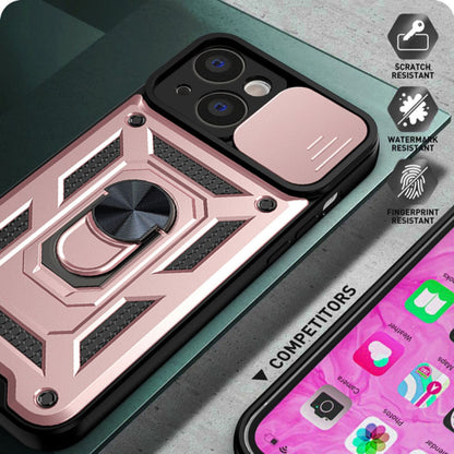Deksel for Apple iPhone 14 Pro, Techsuit, CamShield, Rosa