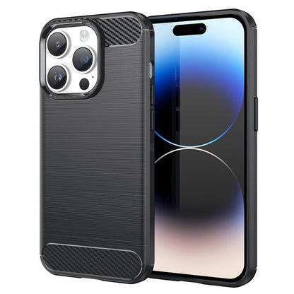 Deksel for Apple iPhone 14 Pro, Techsuit, Karbon, Svart