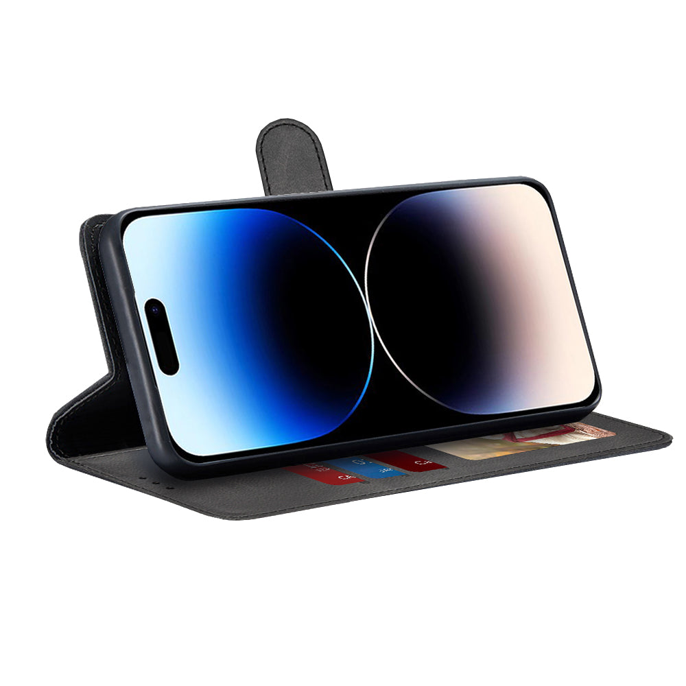 Deksel for Apple iPhone 14 Pro, Techsuit, Diary Book, Svart
