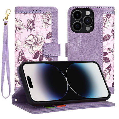 Deksel for Apple iPhone 14 Pro, Techsuit, FlipCraft, Lilla