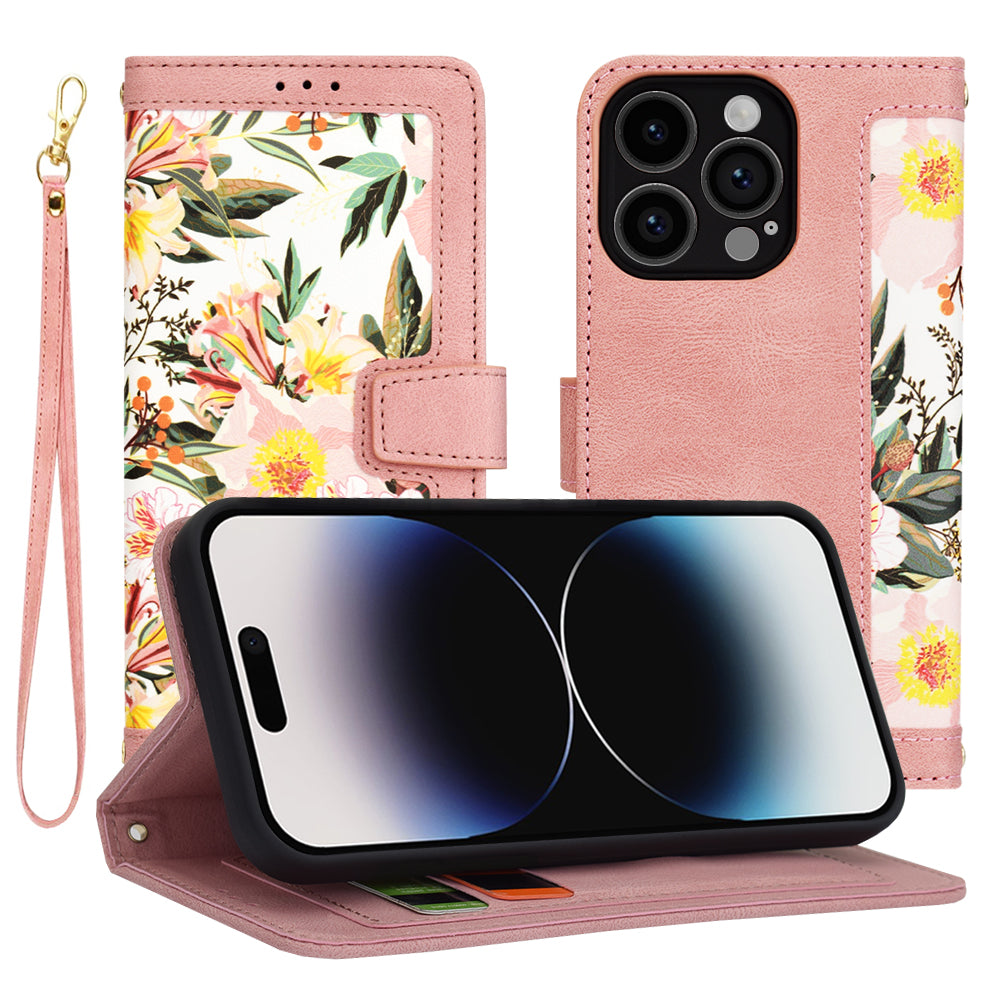Deksel for Apple iPhone 14 Pro, Techsuit, FlipCraft, Rosa