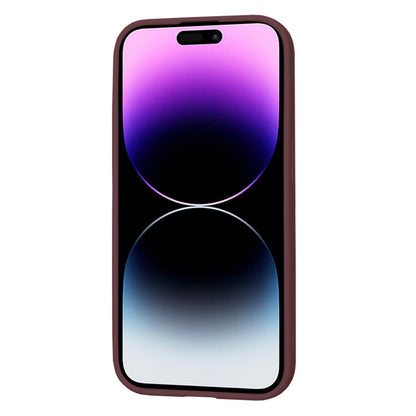 Deksel for Apple iPhone 14 Pro, Techsuit, SoftFlex, Kirsebærrød