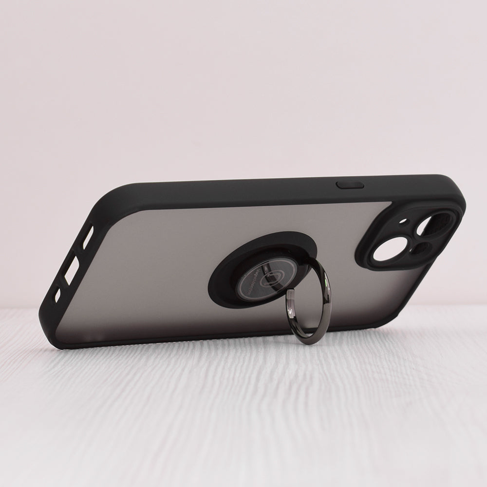 Deksel for Apple iPhone 14, Techsuit, Glinth, Svart