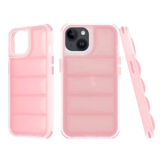 Deksel for Apple iPhone 14, Techsuit, Wave Shield, Rosa