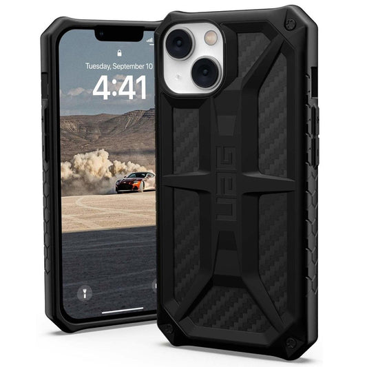 Deksel for Apple iPhone 14, Urban Armor Gear, Monarch Carbon, Svart