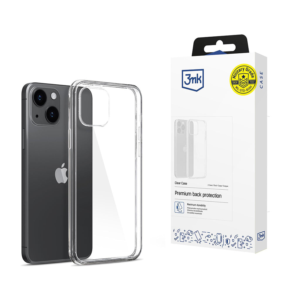 Deksel for Apple iPhone 15, 3MK, Klar, Transparent