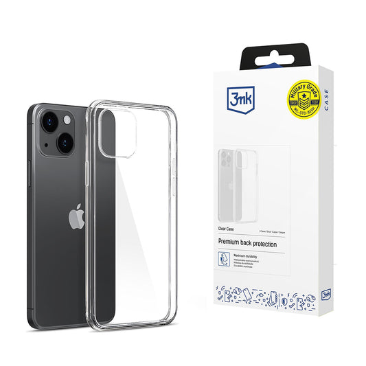Deksel for Apple iPhone 15, 3MK, Klar, Transparent