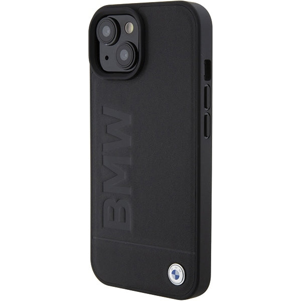 Deksel for Apple iPhone 15 Plus, BMW, Natural Hot Stamp, Svart