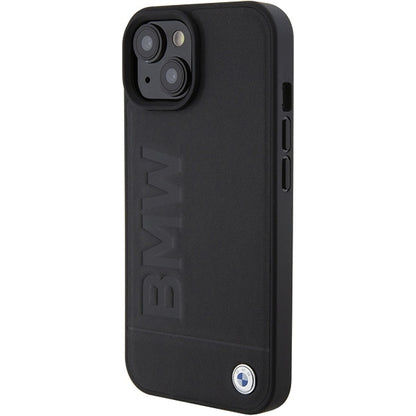 Deksel for Apple iPhone 15 Plus, BMW, Natural Hot Stamp, Svart