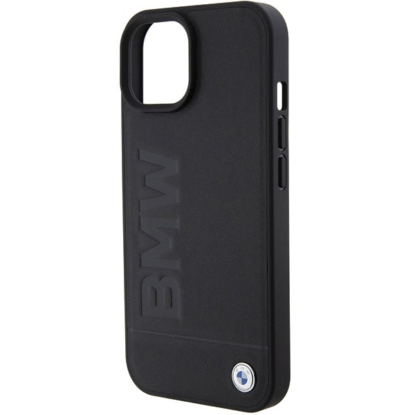 Deksel for Apple iPhone 15 Plus, BMW, Natural Hot Stamp, Svart