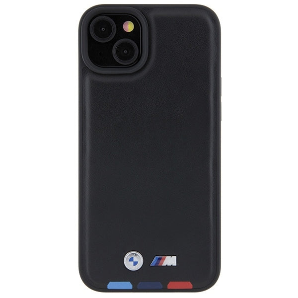Deksel for Apple iPhone 15 Plus, BMW, Stamp Tricolor, Svart