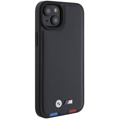 Deksel for Apple iPhone 15 Plus, BMW, Stamp Tricolor, Svart
