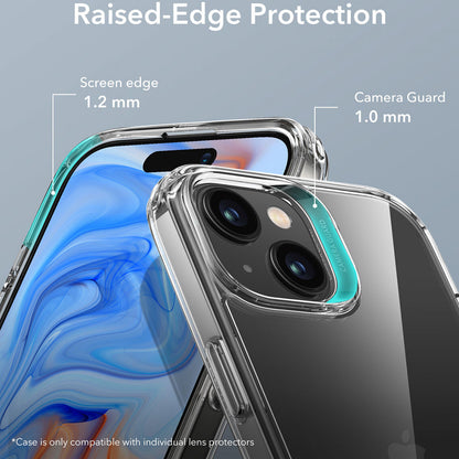 Deksel for Apple iPhone 15 Plus, ESR, Air Shield Boost Kickstand, Gjennomsiktig