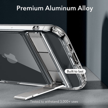 Deksel for Apple iPhone 15 Plus, ESR, Air Shield Boost Kickstand, Gjennomsiktig
