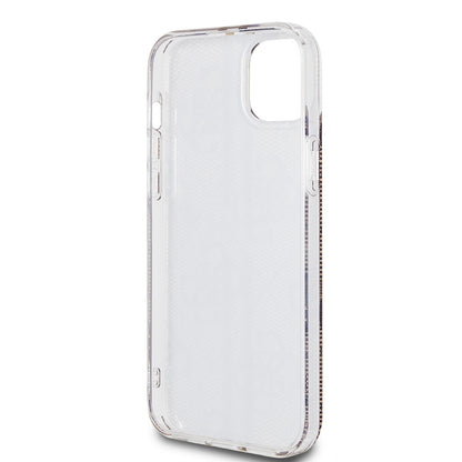 Deksel for Apple iPhone 15 Plus, Guess, IML 4G Gold Stripe, Brun