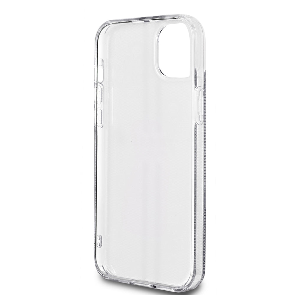 Deksel for Apple iPhone 15 Plus, Guess, IML 4G Gold Stripe, Svart