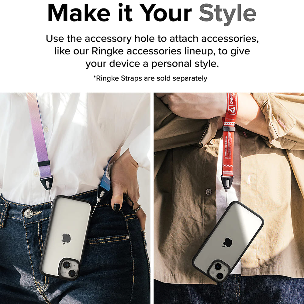 Deksel til Apple iPhone 15 Plus, Ringke, Fusion Bold, Svart