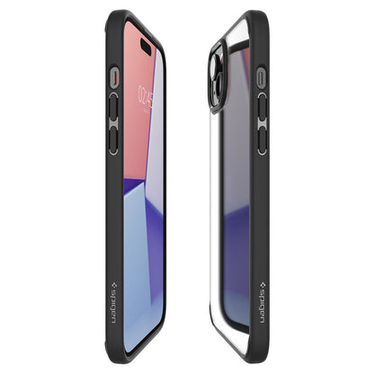 Deksel for Apple iPhone 15 Plus, Spigen, Ultra Hybrid, Matt Svart