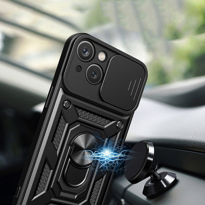 Deksel for Apple iPhone 15 Plus, Techsuit, CamShield, Blå