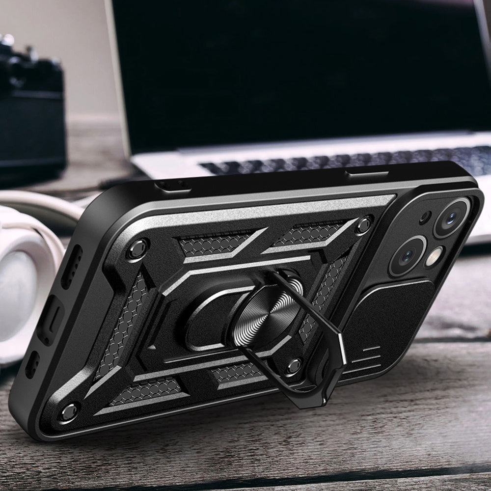 Deksel for Apple iPhone 15 Plus, Techsuit, CamShield, Blå