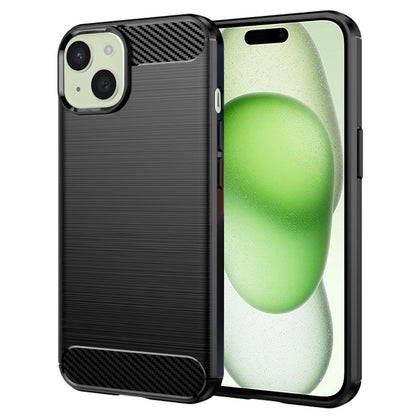 Deksel for Apple iPhone 15 Plus, Techsuit, Karbon, Svart