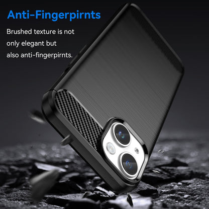 Deksel for Apple iPhone 15 Plus, Techsuit, Karbon, Svart