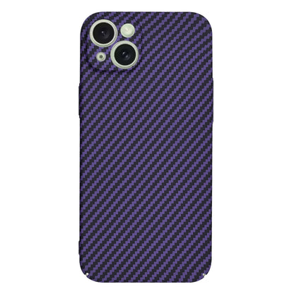 Deksel for Apple iPhone 15 Plus, Techsuit, Carbonite FiberShell, Lilla